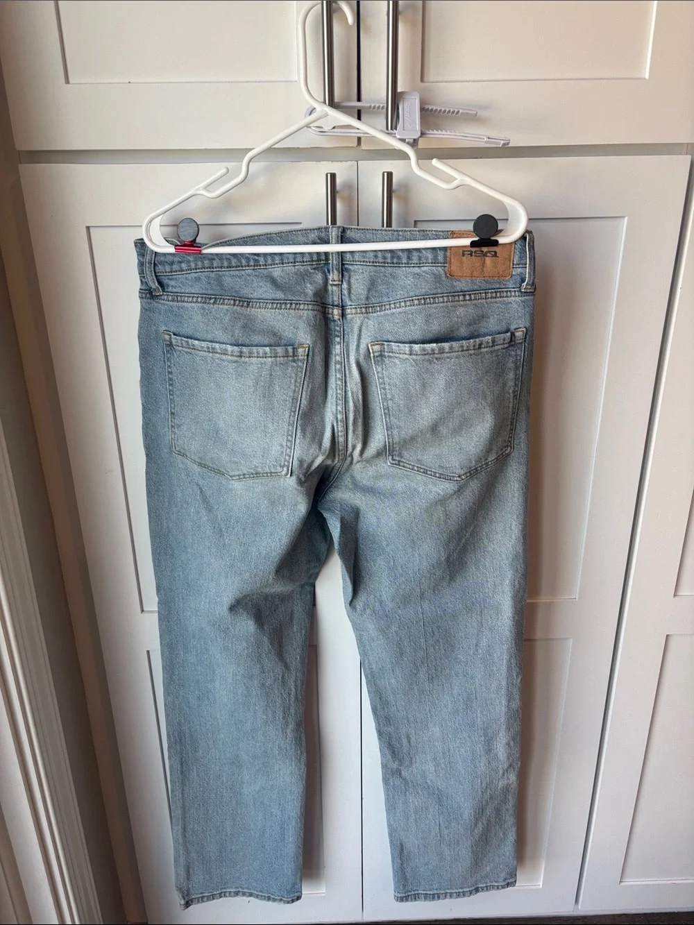RSQ by Tillys (34x32) Light Blue Slim Straight Men's Jeans